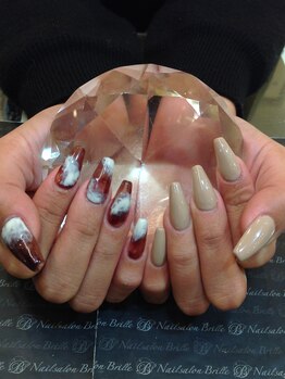 エスフィーネイルサロン ブリーユ(Esfy nailsalon Brille)/カフェオレネイル
