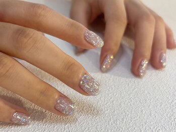 ラメ、ホロネイル