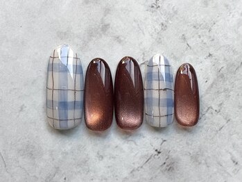 チェックネイル