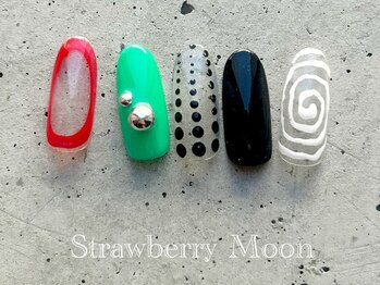 サロンストロベリームーン(Salon Strawberry Moon)/個性的ネイル ¥7980