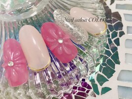 ピンク、お花、ニュアンス