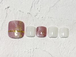 ピンクフットネイル♪