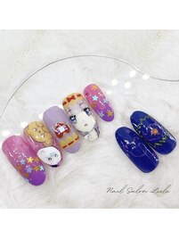 痛ネイル◇魔王城でおやすみ