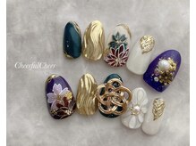 チアフルチア(CheerfulCheer)/成人式オーダーネイルチップ