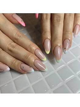 ネイルルームポッシュ(Nail room Poche)の写真/【2回目以降もオフ無料！】スカルプ アート10本コース16500円！！☆お好みの長さを実現♪