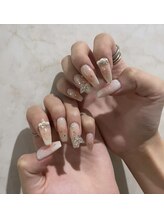 ディーネイル 京橋(D-nail)/【梁本】　ちーくワンホンネイル