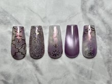 テンプテーション ネイル スタジオ(Temptation nail studio)/ピンクパープル☆モロッカン