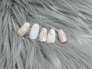 美爪処 め組の写真/【ワンカラー・ラメグラ¥4500~】シンプル~デザイン・アートまで幅広く対応!トレンド抑えたデザインも可能◎