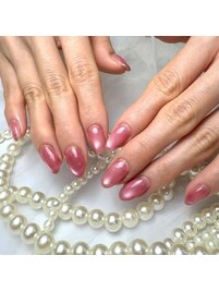 マグネットネイル/ピンクネイル