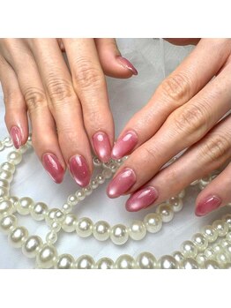 パダアット ヴァラネイル 天神南店(PADA at VALLANAIL)/マグネットネイル/ピンクネイル