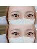 【眉毛wax脱毛＋マツエク100本】目元のトータルプロデュースコース１回￥8800