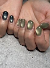 モツヲネイル(motsu.O! NAIL)/くすみカラーマグ×クールマグ