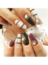 レッシュネイル サロンアンドスクール(RECH NAIL salon&school)/＊秋冬人気のチェックデザイン