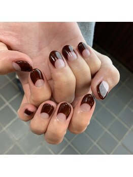 グラマラス アンジェアイ 荻窪店(glamourous ange eye)/深めフレンチ