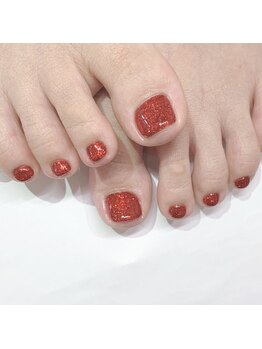 アンジュ(Ange)/フットネイルワンカラー8250円★