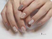 アイネイルズ 四条河原町店(I-nails)/大理石ネイル￥65005～11500