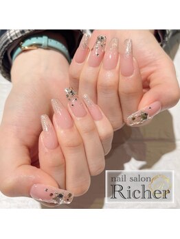 エスフィーネイルサロン リシェル(Esfy nailsalon Richer)/ラメグラデーション