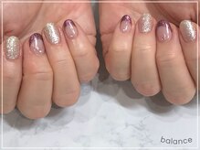 バランス 泉中央店(balance)/ラメフレンチ♪