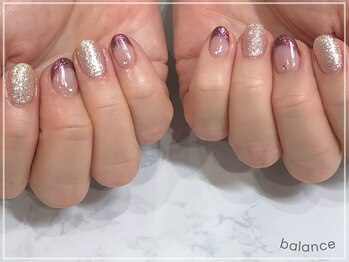 ラメフレンチ♪