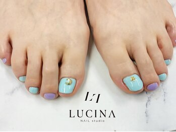 ネイルスタジオ ルキナ(LUCINA)/c-340 シェラックフットネイル