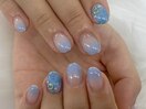 【山崎】爽やかブルーネイル