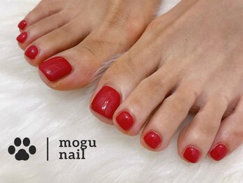 モグネイル(Mogunail)/フットワンカラー/秋冬ネイル