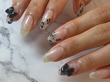 ダリア(Dahlia)/フラッシュ×ヒョウ柄