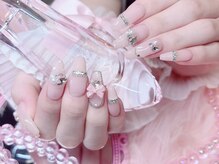 モカ 京橋(moca)/【Akari】ガーリーネイル