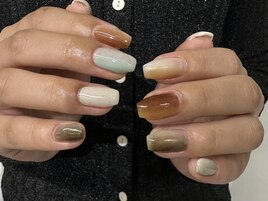 縦グラデーションネイル