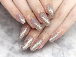 ワンカラーグリッターラメ☆