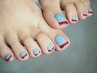 footnail♪足浴・スクラブ・しっかりケア込ワンカラー¥8470