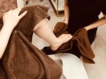 リラクゼーションサロン Belle.vie【首肩こり/むくみ/アロマリンパマッサージ】の雰囲気（全身コースはフットバス付☆脚のむくみも疲れもスッキリ解消！）