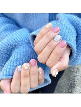 ぷっくり くまネイル