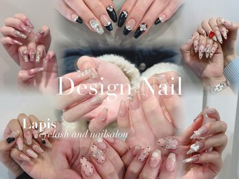 ラピス 新宿東口店(Lapis)の写真/人気パーツ多数ご用意!スピ-ディ-&丁寧な施術でどんなデザインにも◎[持ち込み/パラジェル/マグネット]