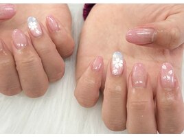 【山下】桜ネイル