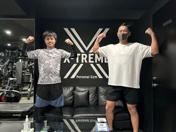 エクストリームパーソナルジム(X-TREME)/お客様と【パーソナルジム痩身】