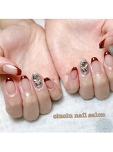 オルオル(OluOlu)/フレンチ×パーツ埋め込み