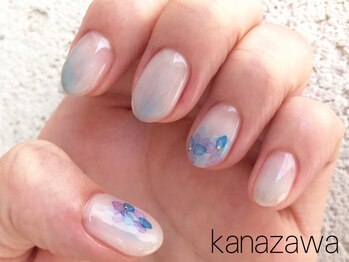 ローブ ネイル アイラッシュ(LOAVE NAIL EYELASH)/紫陽花ネイル