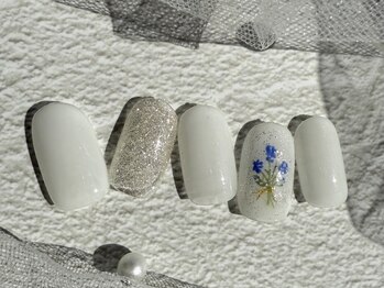 バタフライ 津田沼店(Butterfly)/定額デザインA/ラベンダーネイル