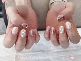 ハートホロネイル