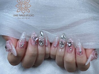 ウメネイルスタジオ(UME NAIL STUDIO)/題長さだしやり放題×つけ放