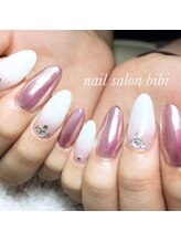 ネイルサロン ビビ(bibi)/ミラーネイル