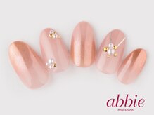 ネイルサロン アビー 宮益坂店(abbie)/ピンクミラーグラデ　￥10945