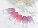 紫陽花ネイル