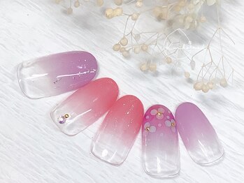 クリコネイル(kuriko nail)/紫陽花ネイル