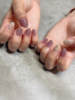 エム(em)/押し花ネイル