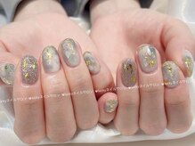 ラッキー(Lucky)/マーブルデザインネイル