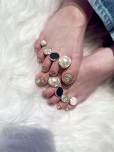 ネイルルーム アイボリー(nail room ivory)/キラキラフットジェル