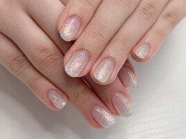 シンプルラメグラデーション