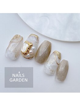 ネイルズガーデン(NAILS GARDEN)/上品ネイル